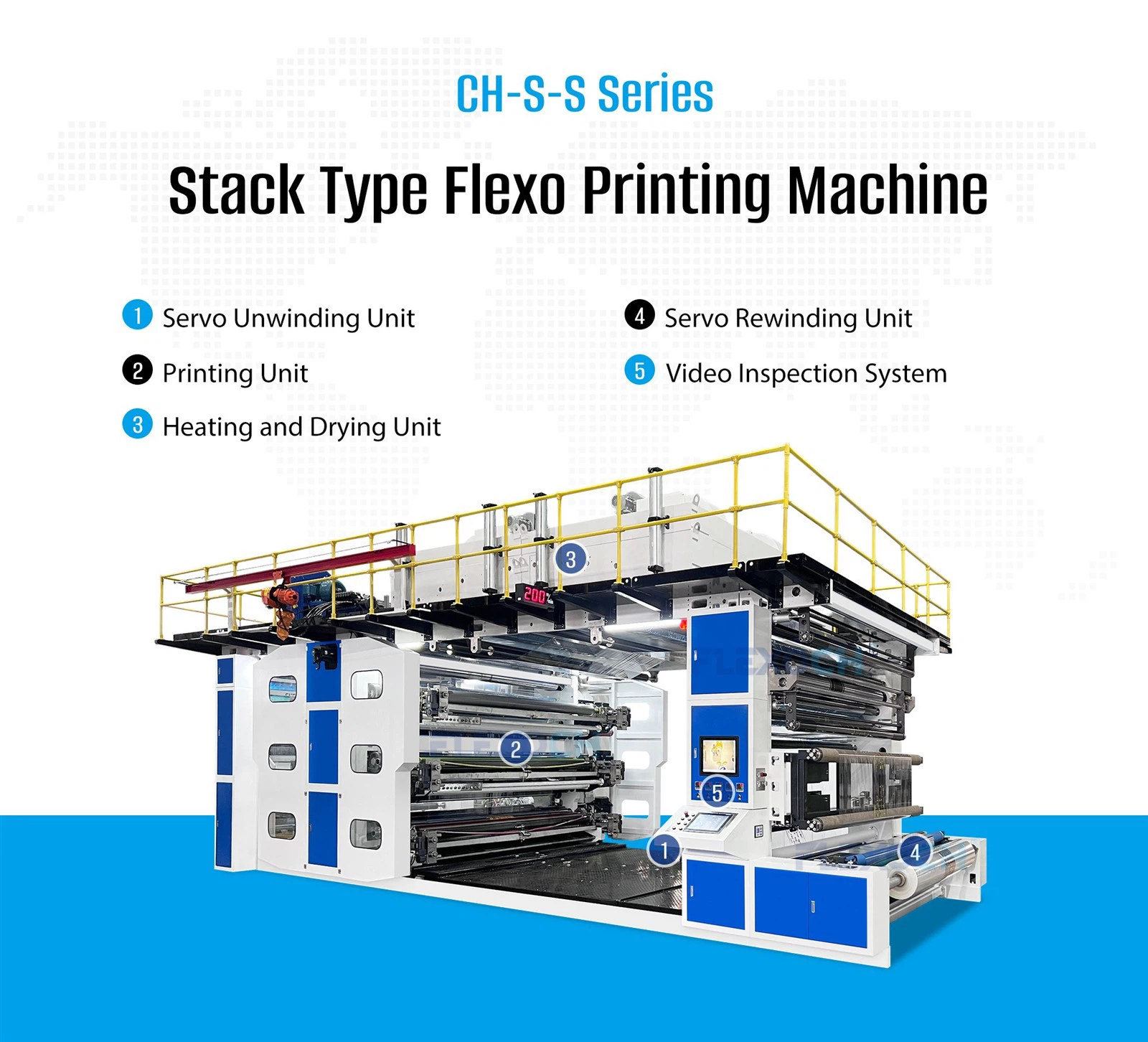 Stack Type Flexo Printing Machine Stack Type Flexo Printing Machine