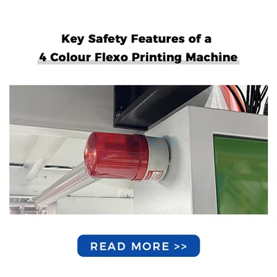 What is the safety protection system of a 4 Colour Flexo Printing Machine?