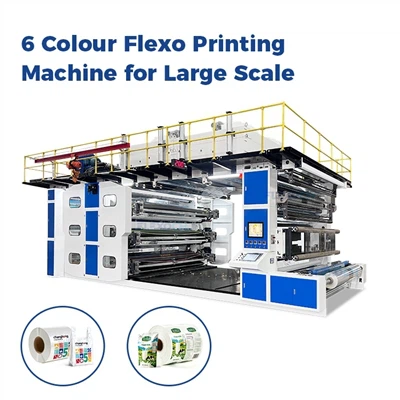 Can a 6 Colour Flexo Printing Machine be used for large - scale production?