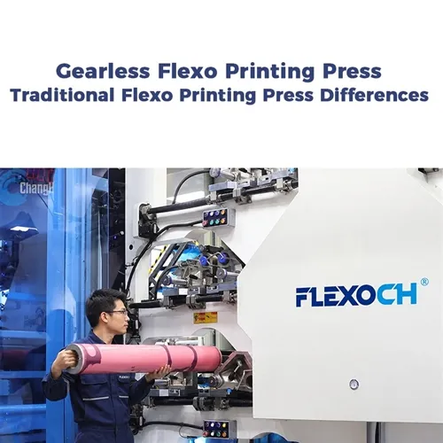 What is the difference between a gearless flexo printing press and a traditio...