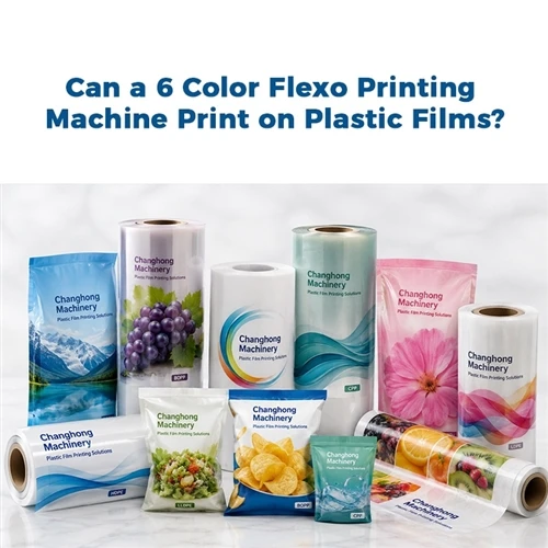 Can a 6 Color Flexo Printing Machine print on plastic films?