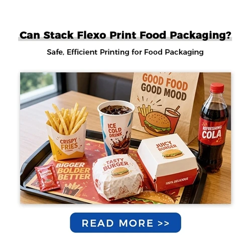 Can stack flexo printing be used for food packaging?