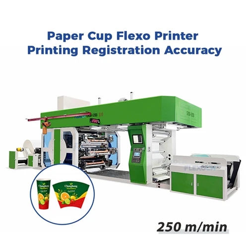 What is the printing registration accuracy of a Paper Cup Flexo Printing Mach...