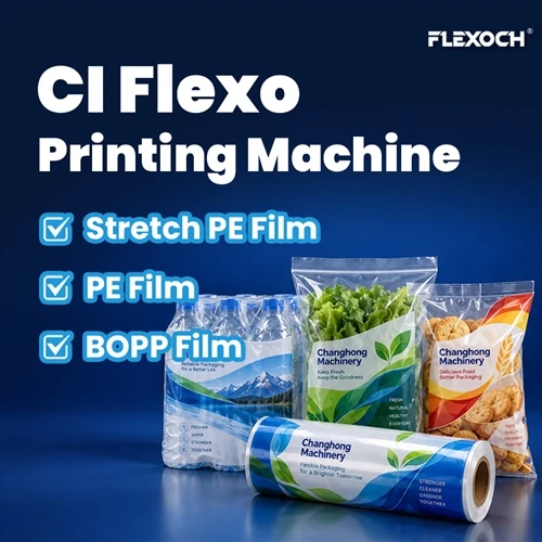 Can a PE Film Flexo Printing Machine print on stretch PE film?