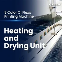 What is the ventilation system of an 8 Color Flexo Printing Machine?