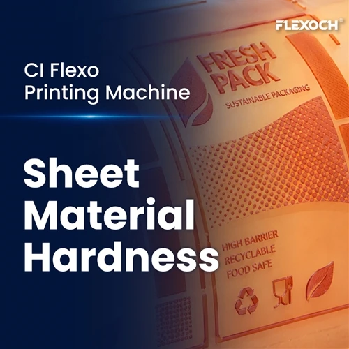 What is the influence of plate hardness on Flexo Press printing?