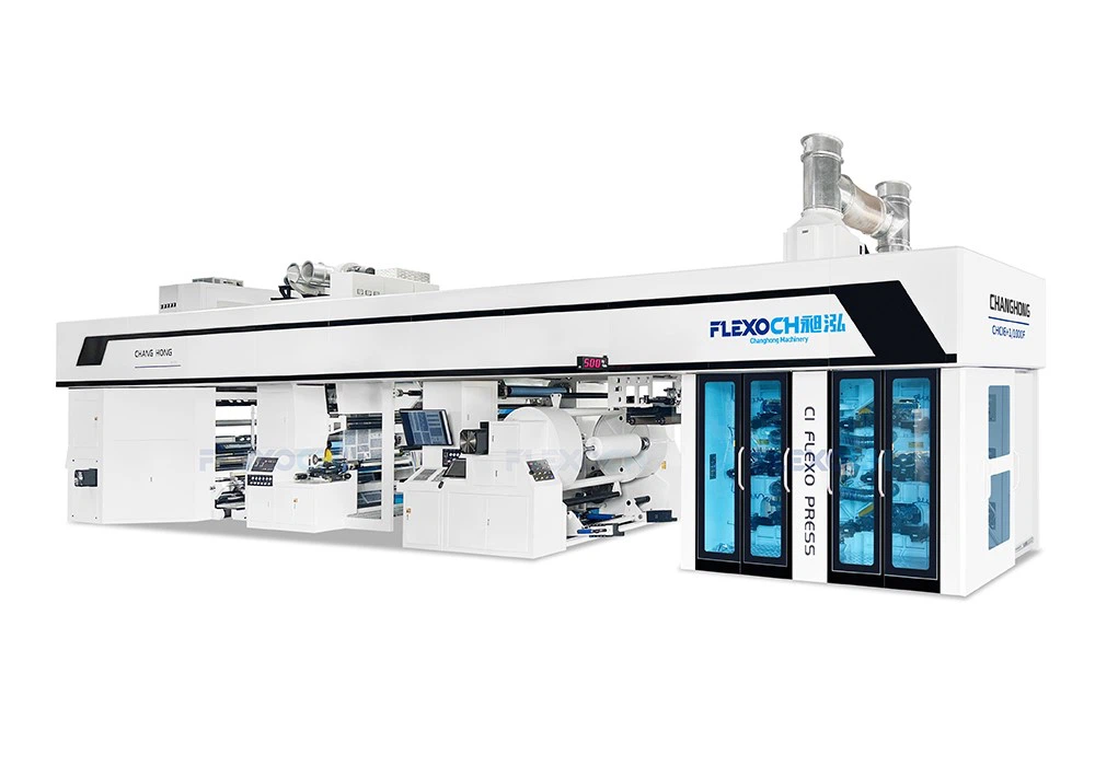 6 Color Gearless Flexographic Printing Machine 6 Color Gearless Flexographic Printing Machine