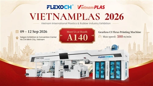 CHANGHONG FLEXOGRAPHIC PRINTING MACHINES FOR PACKAGING SOLUTIONS AT VIETNAMPL...