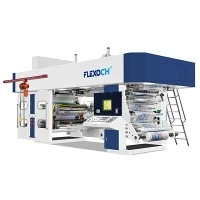 What inks are used in a flexo printing press?